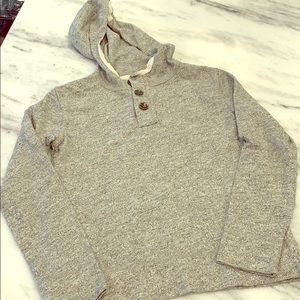 J Crew Crewcuts Gray Pullover Sweatshirt w/ hood